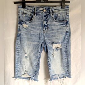 American Eagle Super Stretch high rise biker shorts sz 6